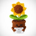 Cute Crochet Sunflower Emotional Support Gift