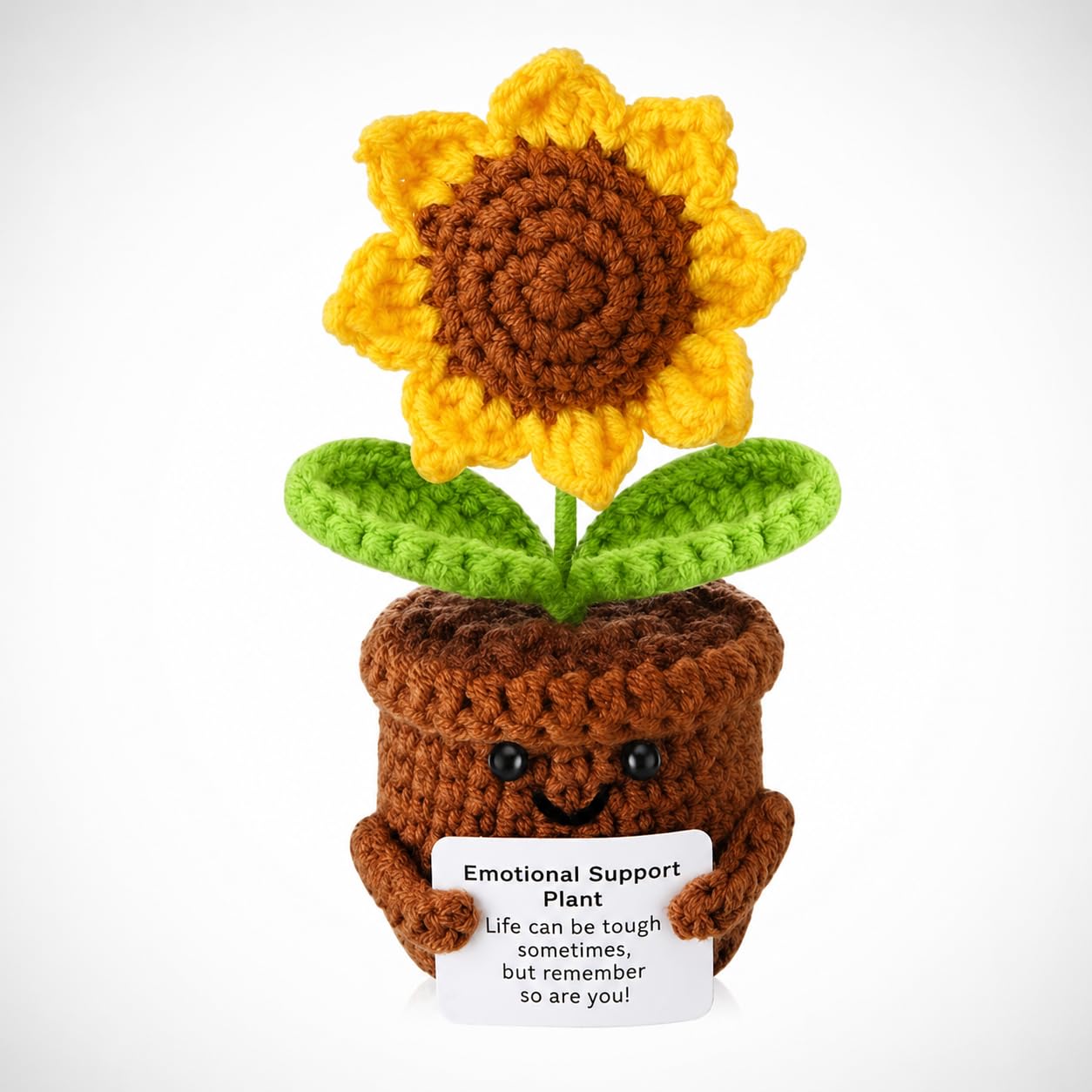 Cute Crochet Sunflower Emotional Support Gift