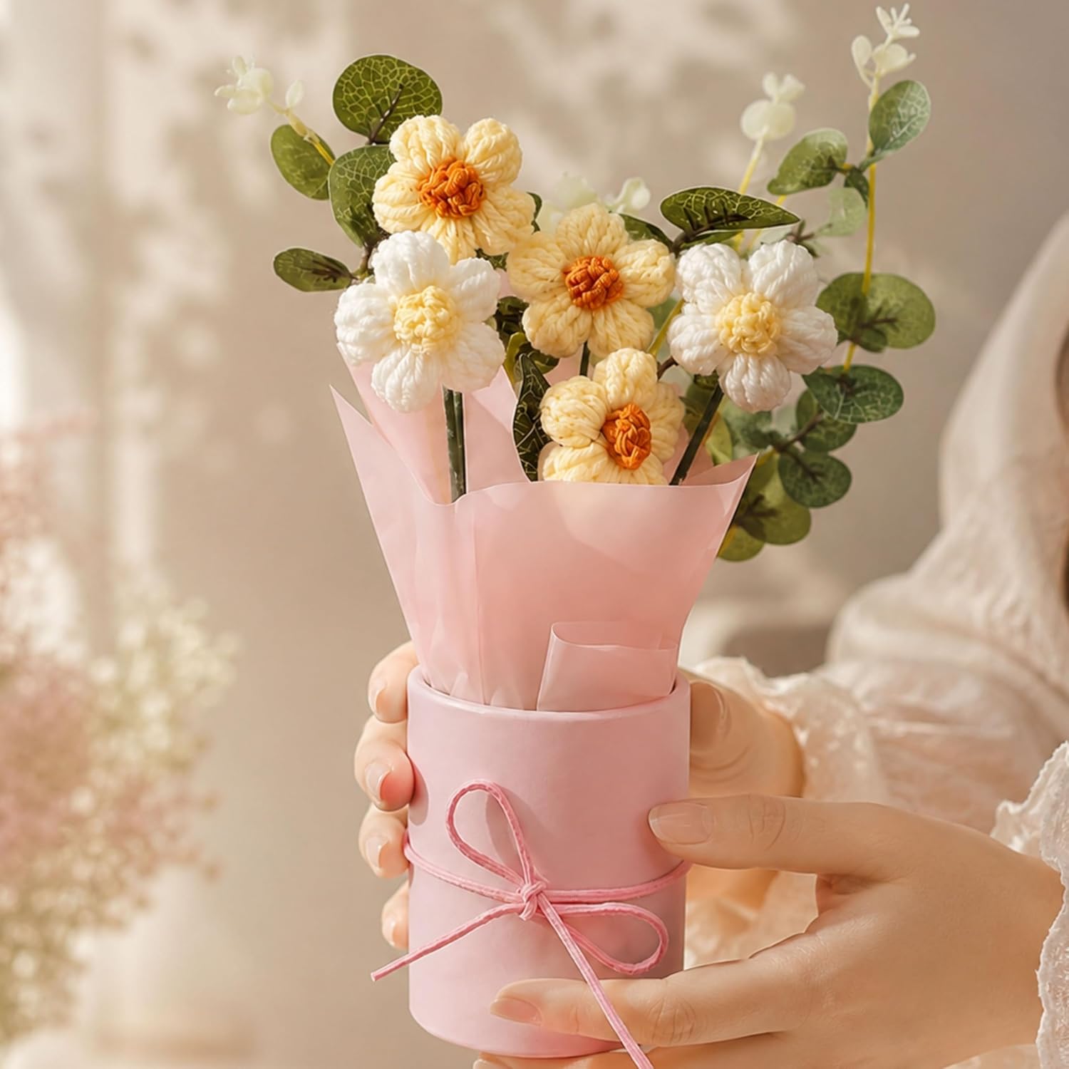 Crochet Daisy Bouquet
