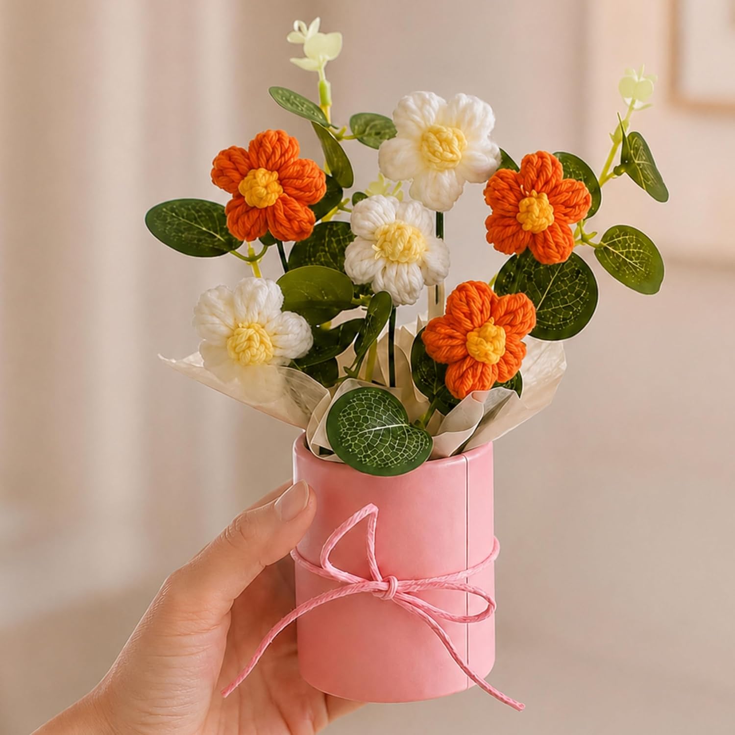 Crochet Daisy Bouquet